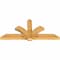 Ekena Millwork Redmond Rough Sawn Timber Gable Bracket, Western Red Cedar, 72"W x 33"H x 4"D x 6"F, 11/12 Pitch GBW072X33X0406RED00RWR - alternate 3
